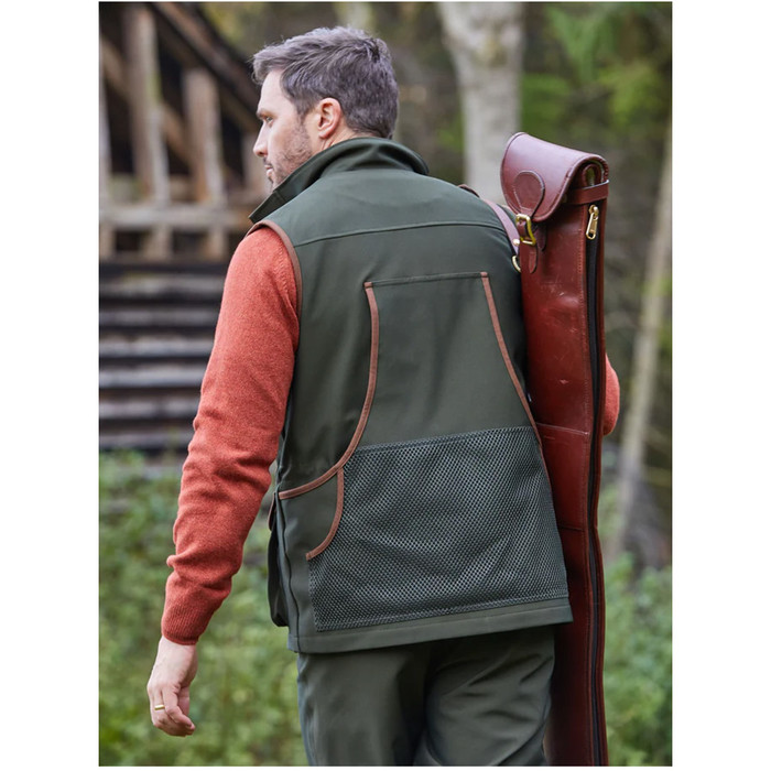 2023 Alan Paine Mens Stancombe Waistcoat STNGWCT Olive Mens